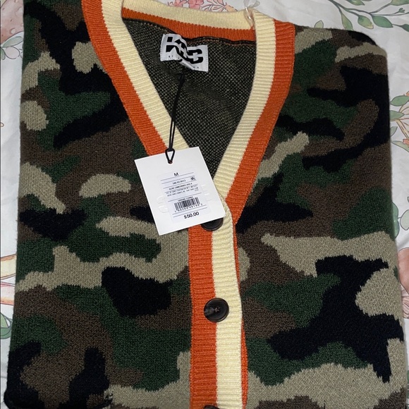 KBB by KAHLANA Women's 'The Slouchy Cardigan' - Olive Camo M - Picture 5 of 6